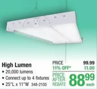 Menards High Lumen offer