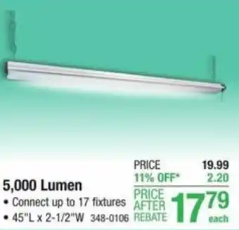 Menards 5,000 Lumen offer