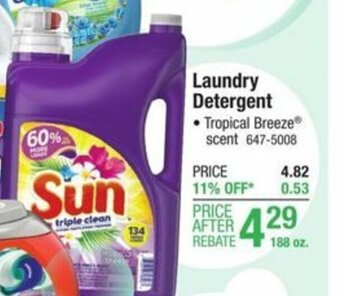 Menards Laundry Detergent offer