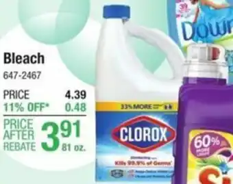 Menards Bleach offer