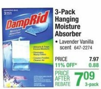 Menards 3-Pack Hanging Moisture Absorber offer