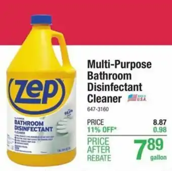 Menards Multi-Purpose Bathroom Disinfectant Cleaner offer