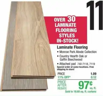 Menards Laminate Flooring offer