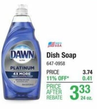 Menards Dish Soap offer