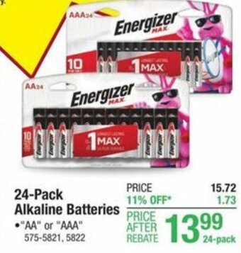 Menards 24-Pack Alkaline Batteries offer