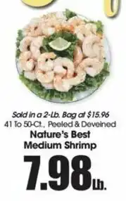 Food King Nature's Best Medium Shrimp offer