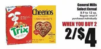 General Mills Select Cereal 8.9-12 oz