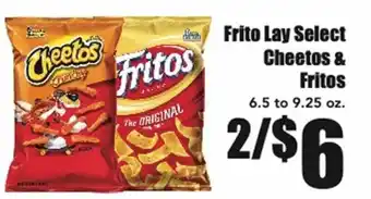 Frito Lay Select Cheetos & Fritos 6.5-9.25 oz