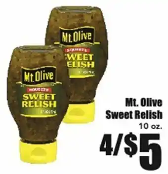 Mt. Olive Sweet Relish 10 oz