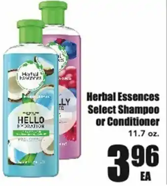 Herbal Essences Select Shampoo Or Conditioner 11.7 oz