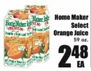 Home Maker Orange Juice 59 oz