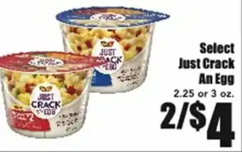 Warehouse Market Just Crack An Egg 2.25 or 3 oz offer