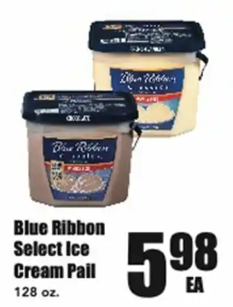 Warehouse Market Blue Ribbon Ice Cream Pail 128 oz offer