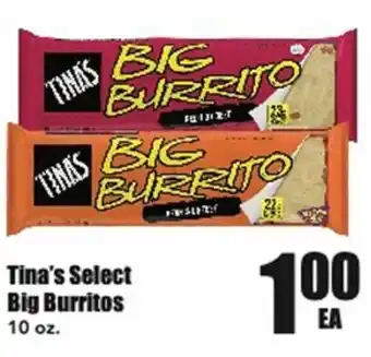 Tina's Big Burritos 10 oz