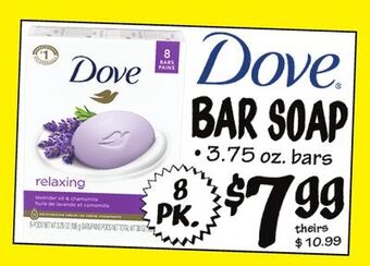 Ollie's Dove bar soap offer