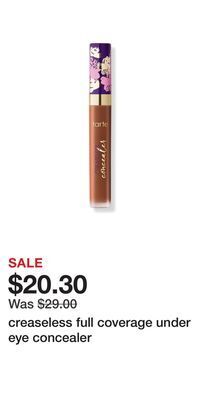 Ulta Beauty Creaseless full coverage under eye concealer offer