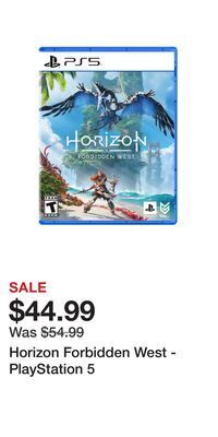 Game Stop Horizon forbidden west - playstation 5 offer