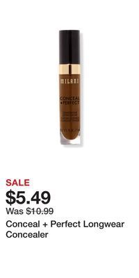 Ulta Beauty Conceal + perfect longwear concealer offer