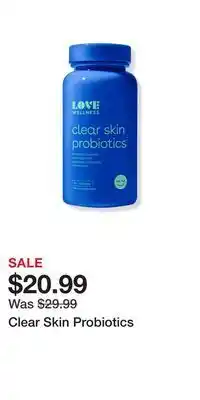 Ulta Beauty Clear skin probiotics offer