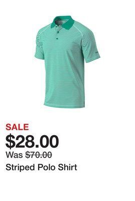 Belk Striped polo shirt offer