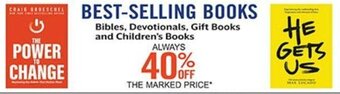 Hobby Lobby Best-Selling Books offer