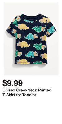 Old Navy Unisex crew-neck printed t-shirt for toddler offer