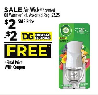 Dollar General Air wick® scented oil warmer offer