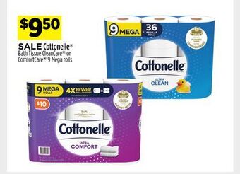Dollar General Cottonelle® bath tissue cleancare® or comfortcare® offer