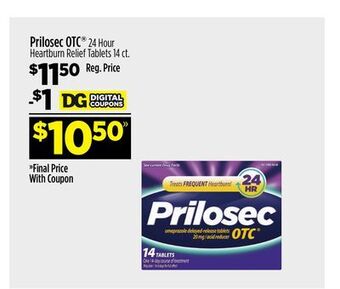 Dollar General Prilosec otc® offer