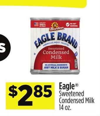 Dollar General Eagle® sweetened condensed milk offer