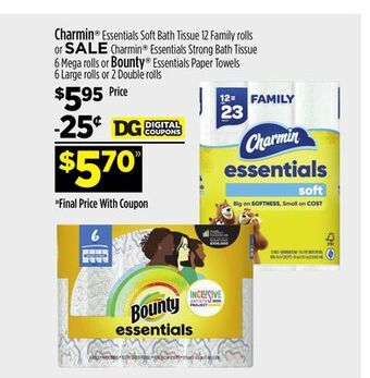 Dollar General Charmin® or bounty® offer