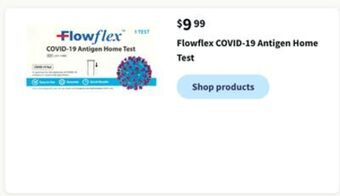 Walgreens Flowflex covid-19 antigen home test offer