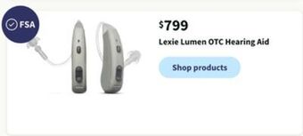 Walgreens Lexie lumen otc hearing aid offer