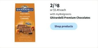 Walgreens Ghirardelli premium chocolates offer