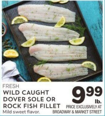 Albertsons Fresh Wild Caught Dover Sole or Rock Fish Fillet offer