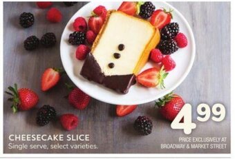 Albertsons Cheesecake Slice offer