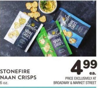 Albertsons Stonefire Naan Crisps offer