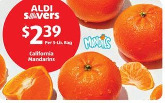 Aldi California mandarins offer