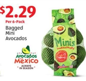 Aldi Bagged mini avocados offer