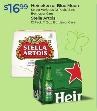 Rite Aid Heineken or blue moon, stella artois offer