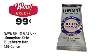 Grocery Outlet Keto blueberry bar offer