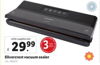 Lidl Silvercrest vacuum sealer offer
