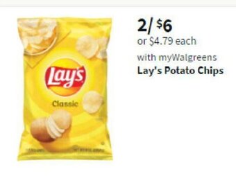 Walgreens Lay's Potato Chips offer