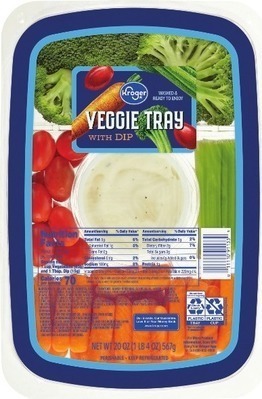 Kroger Kroger vegetable trays offer