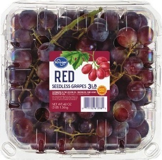 Kroger Kroger red, green or black seedless grapes offer