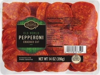 Kroger Private selection sliced pepperoni or salami cracker cuts offer