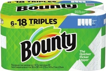 Kroger Bounty paper towels offer