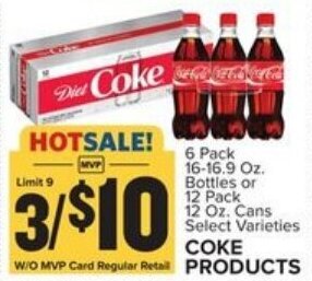 Food Lion Coke Products offer
