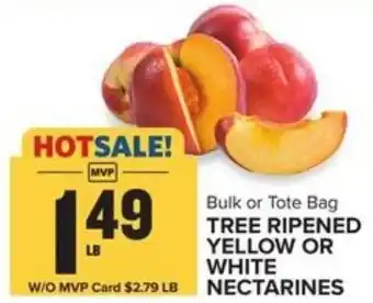 Food Lion Tree Ripped Yellow Or White Nectarines offer