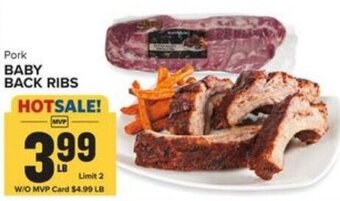 Food Lion Baby Back Ribs offer